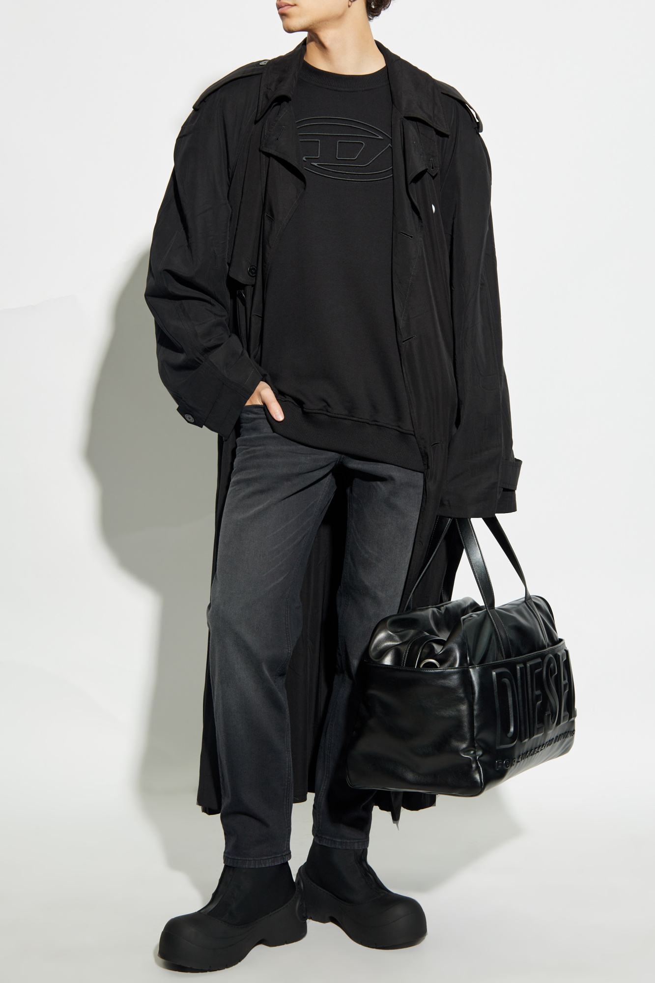 Black Sweatshirt 'S-MART-BIGOVAL' Diesel - Vitkac AS